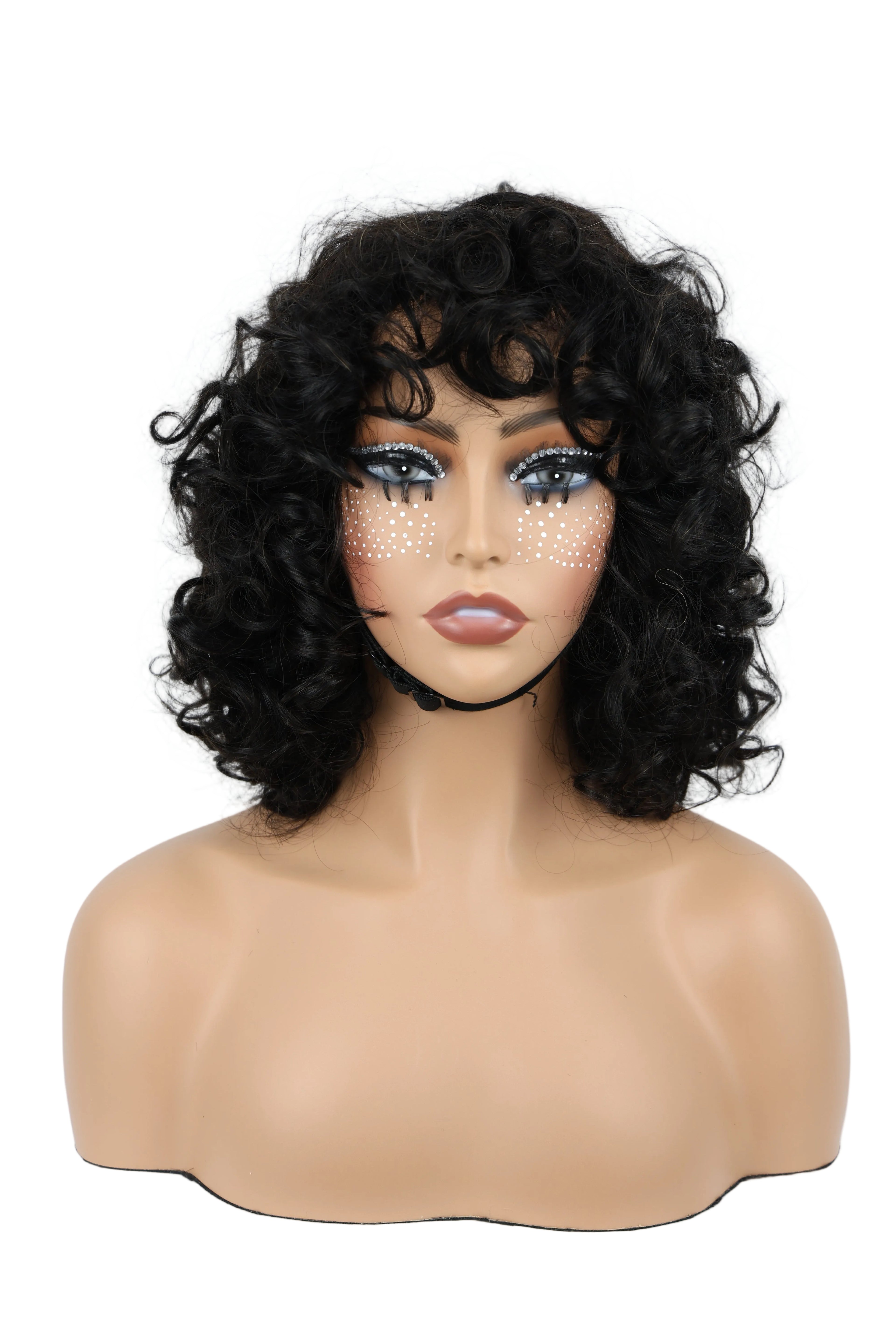 Full human hair wig, Vietnamese curly hair