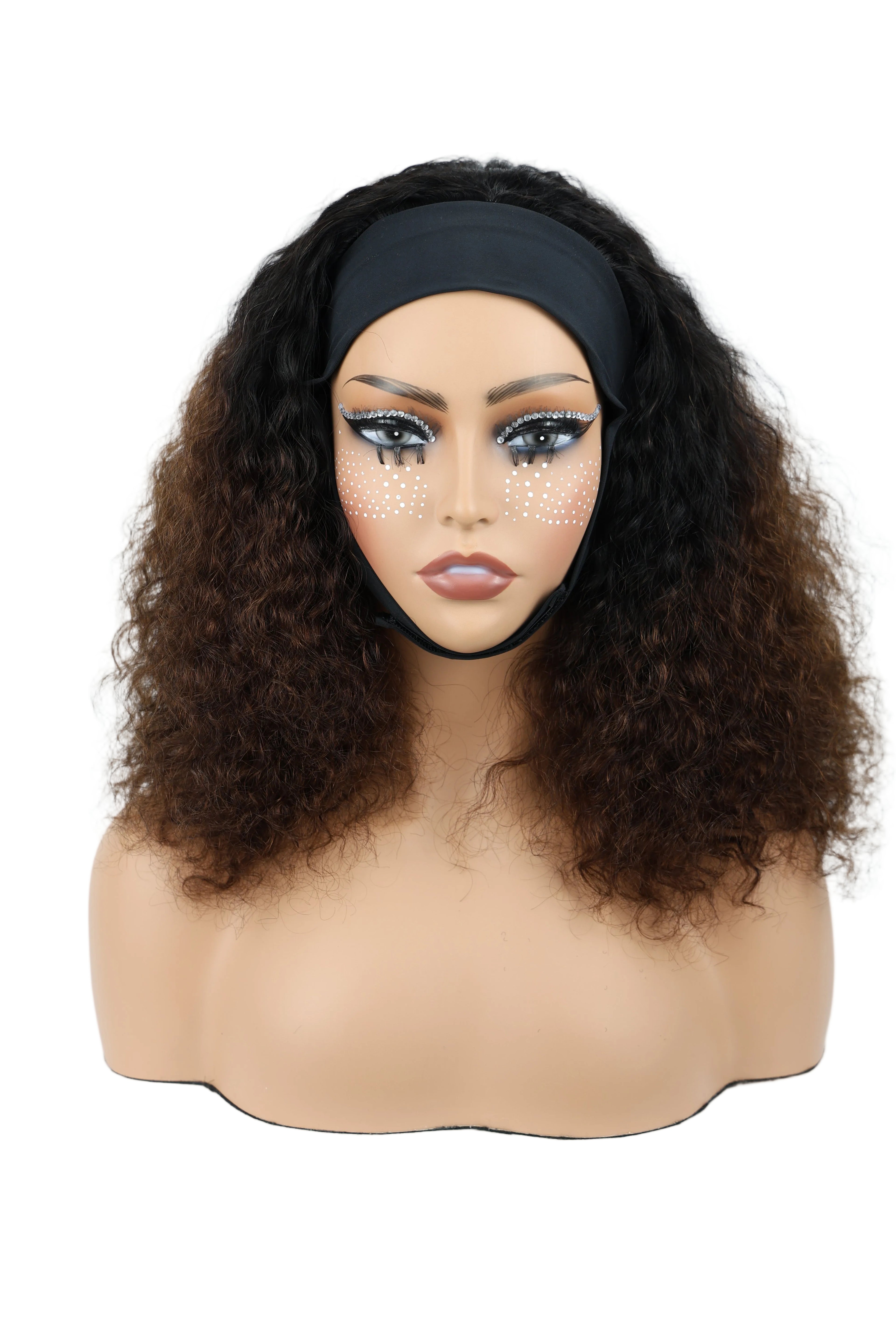 Full human hair wig, Vietnamese hair quality, ice ribbon water wave