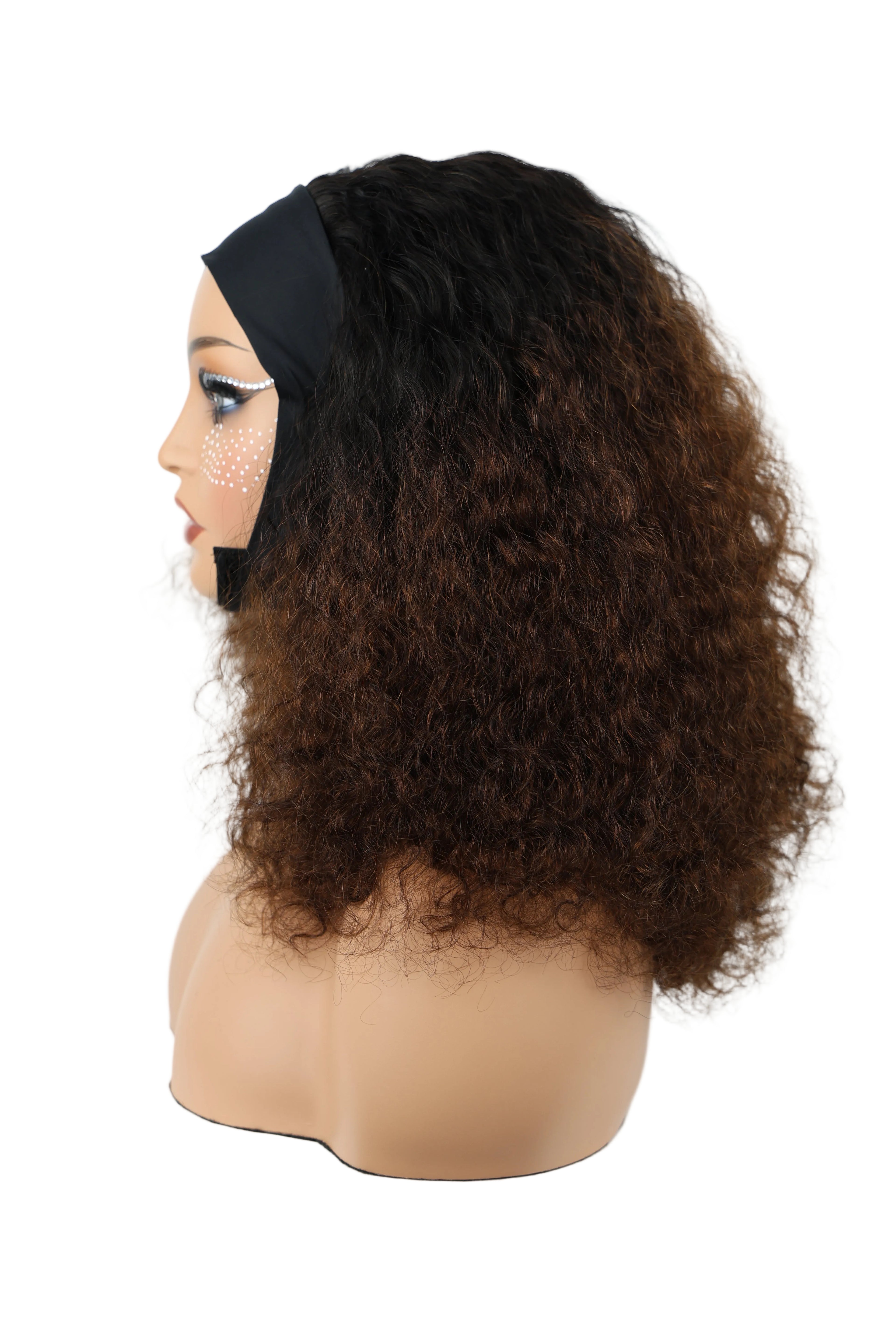 Full human hair wig, Vietnamese hair quality, ice ribbon water wave