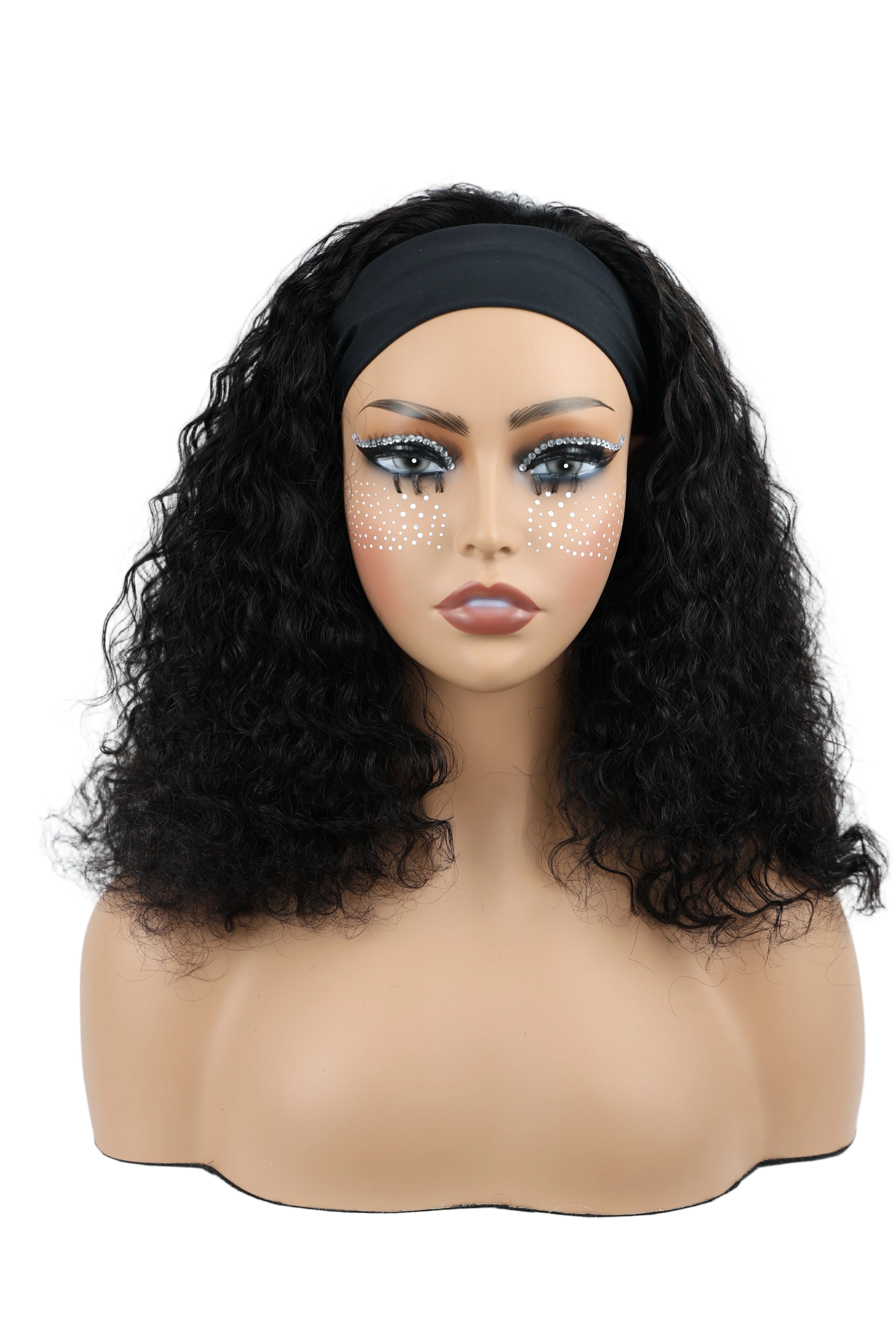 Full human hair wig, Vietnamese hair quality, ice ribbon water wave