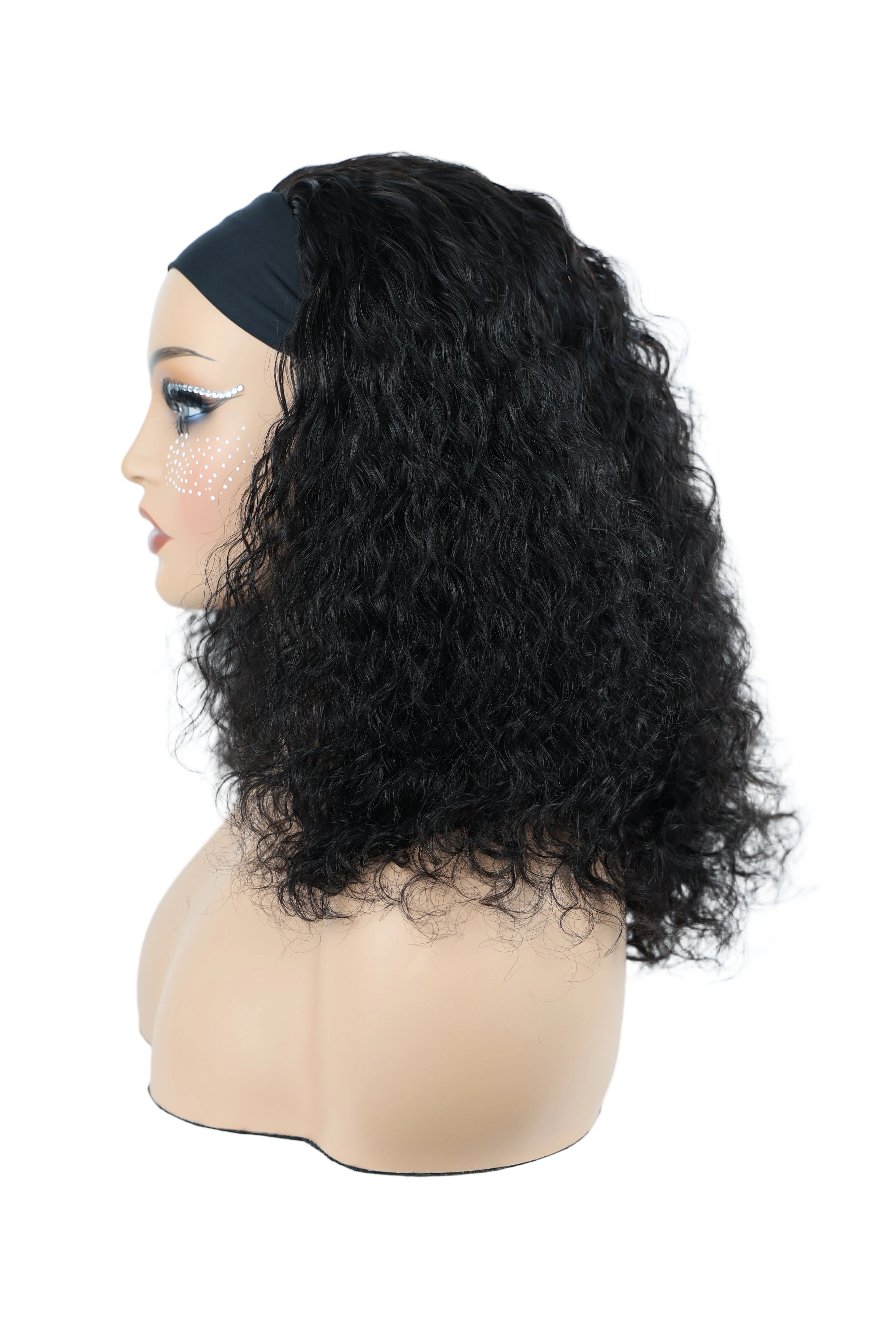 Full human hair wig, Vietnamese hair quality, ice ribbon water wave