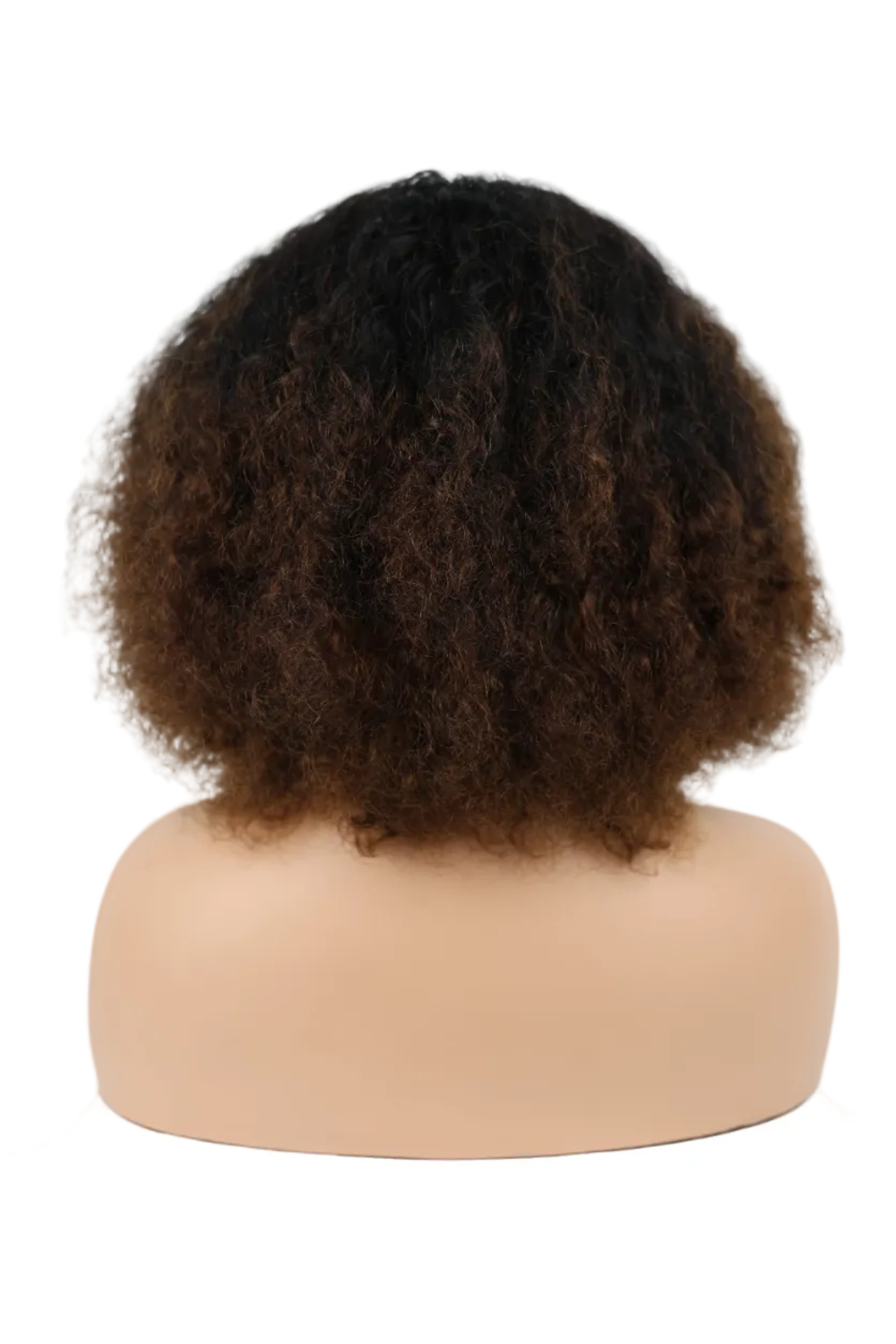 Full human hair wig, Vietnamese hair quality, machine-made small curly 055