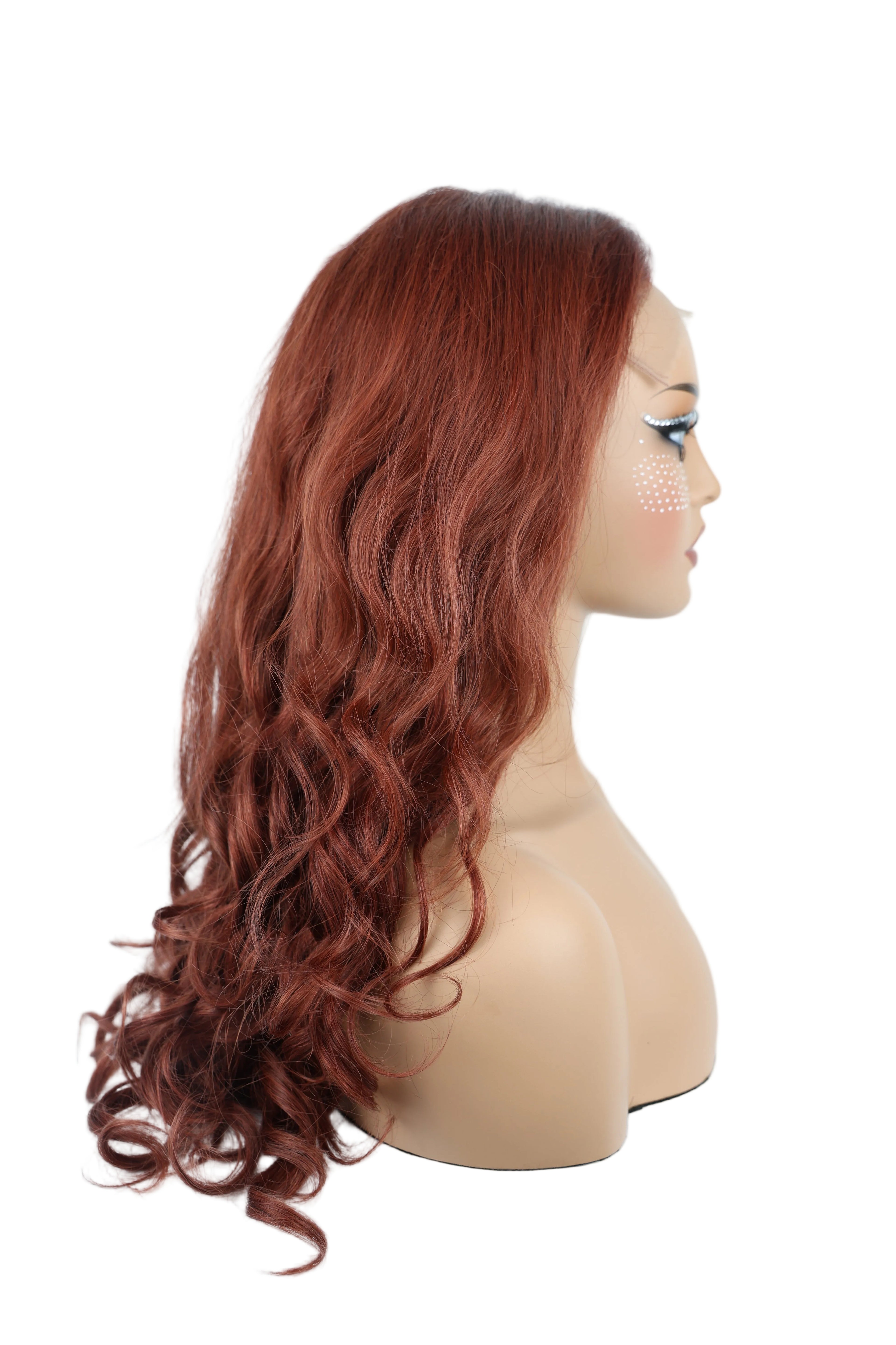 human hair wig from Vietnam 100% real hair wavecurly 136